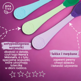 Łyżeczki do jedzenia - zestaw 3 sztuk