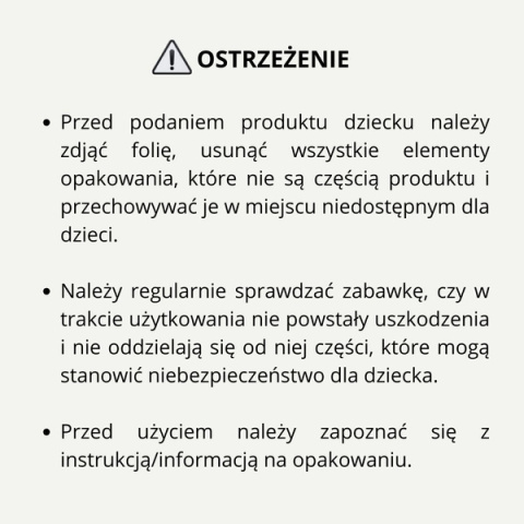 Niebieska zawieszka sensoryczna do wózka - Miffy Niebieska zawieszka sensoryczna do wózka - Miffy