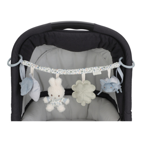 Niebieska zawieszka sensoryczna do wózka - Miffy Niebieska zawieszka sensoryczna do wózka - Miffy