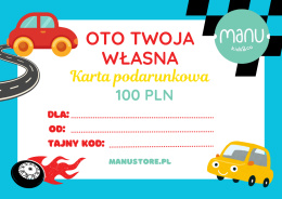 Karta podarunkowa Autka 100PLN