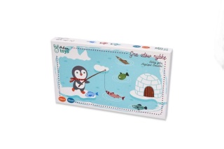 Gra rybki do łowienia z wędkami - Pingwin na rybach - Adam Toys