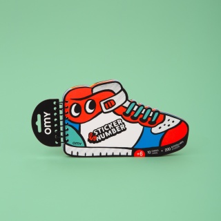 Kreatywny zeszyt z naklejkami Street OMY