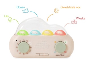 Projektor muzyczny z bajkami CloudBox - Wersja polsko - angielska