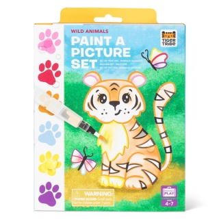 Przenośne kolorowanki wodne Dzikie Zwierzęta Tiger Tribe