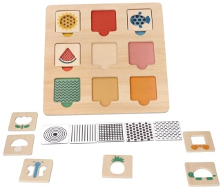 Puzzle wzorki i kształty - Adam Toys