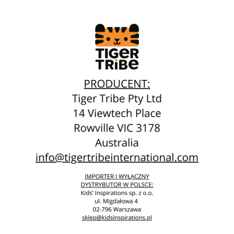 Autko wyścigowe - niebieskie - Tiger Tribe