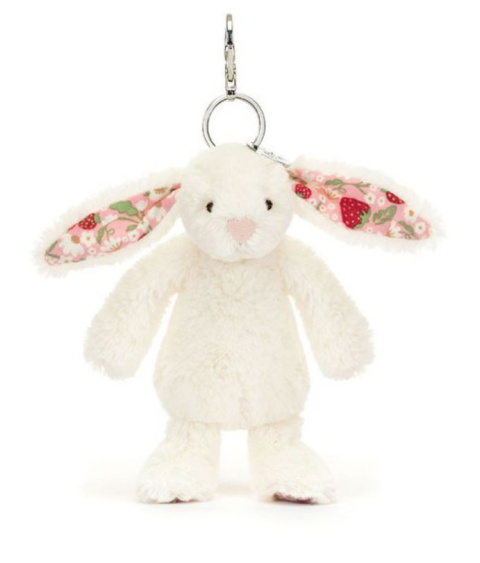 Breloczek Króliczek z Kwiecistymi Uszami Kremowy - 18 cm - Jellycat Breloczek Króliczek z Kwiecistymi Uszami Kremowy - 18 cm - Jellycat