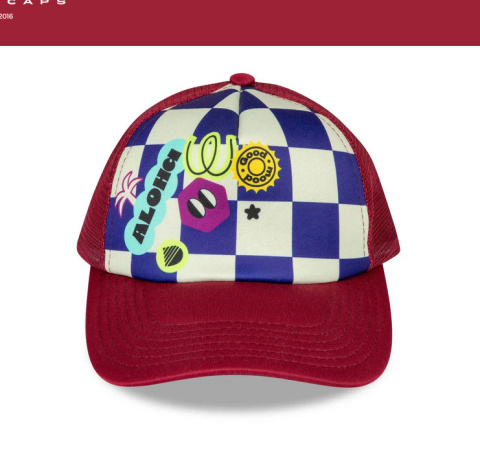Czapka z daszkiem dla dzieci - Dashki Chessboard - rozmiar S Czapka z daszkiem dla dzieci - Dashki Chessboard - rozmiar S