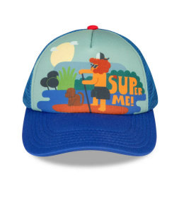Czapka z daszkiem dla dzieci - Dashki Super Me Blue - rozmiar S