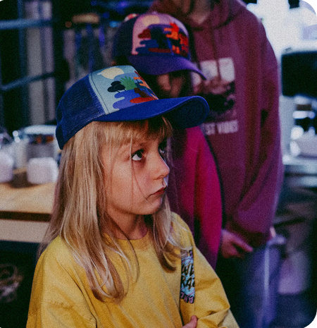 Czapka z daszkiem dla dzieci - Dashki Super Me Blue - rozmiar S Czapka z daszkiem dla dzieci - Dashki Super Me Blue - rozmiar S