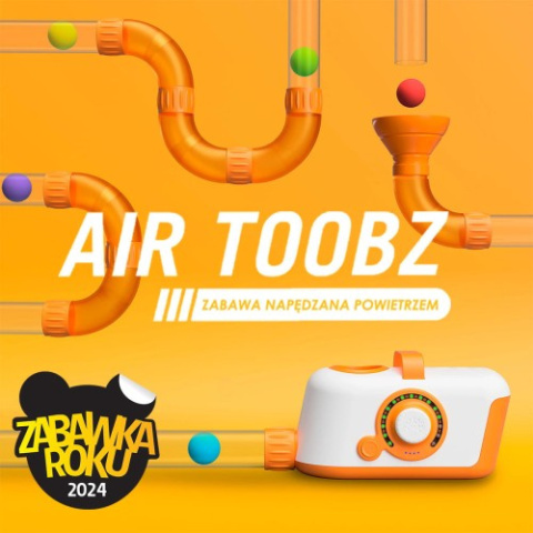 Kulodrom - dmuchawa do piłek Air Toobz marki Fat Brain Toys - nagroda zabawki roku Kulodrom - dmuchawa do piłek Air Toobz marki Fat Brain Toys - nagroda zabawki roku