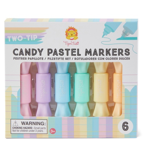 Flamastry Pastelowe Cukierkowe - Tiger Tribe