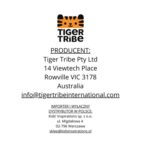 Kredki stożkowe dla maluchów - Retro Tęcza - Tiger Tribe Kredki stożkowe dla maluchów - Retro Tęcza - Tiger Tribe