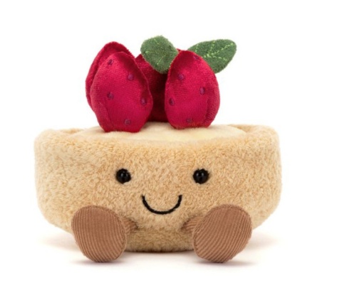 Maskotka Wesoła Tarta Truskawkowa - 11 cm - Jellycat