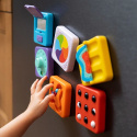 Fat Brain Toys - Play Tab Manipulacyjne Tabliczki Sensoryczne kwadraty z przekładankami Fat Brain Toys - Play Tab Manipulacyjne Tabliczki Sensoryczne kwadraty z przekładankami