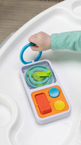 Fat brain Toys - Manipulacyjne Tabliczki kwadraty ze zgarniaczem kuleczek - PlayTab