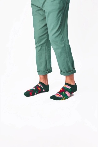 Skarpetki stopki Flower Power Green - rozmiar 39-42 - Many Mornings