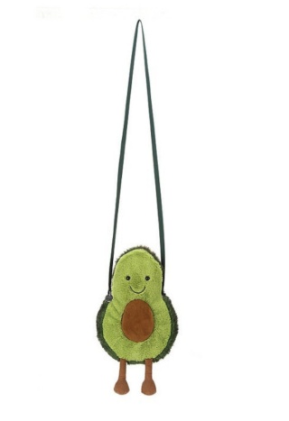 Torebka na Ramię Zabawne Awokado - 28 cm - Jellycat