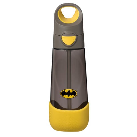 Batman - Bidon na wodę tritanowy ze słomką 600 ml - b.box Batman - Bidon na wodę tritanowy ze słomką 600 ml - b.box