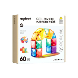 Klocki magnetyczne - 60 elementów