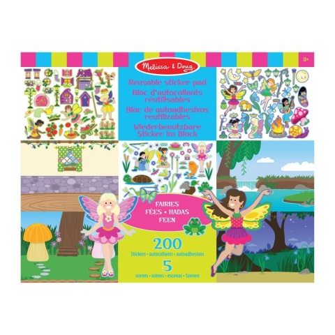 MELISSA&DOUG NAKLEJKI WIELOKROTNEGO UŻYTKU WRÓŻKI MELISSA&DOUG NAKLEJKI WIELOKROTNEGO UŻYTKU WRÓŻKI