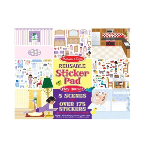 MELISSA&DOUG NAKLEJKI WIELOKROTNEGO UŻYTKU ZABAWA W DOM MELISSA&DOUG NAKLEJKI WIELOKROTNEGO UŻYTKU ZABAWA W DOM