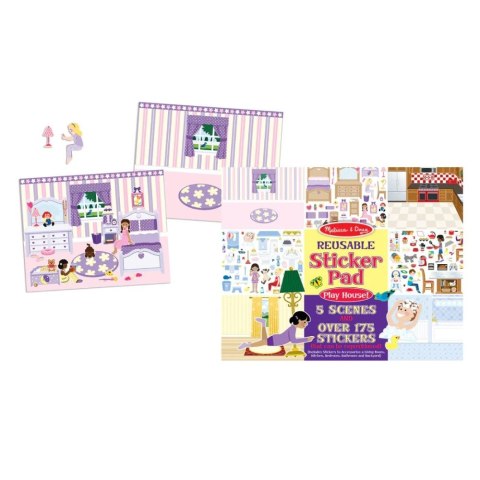 MELISSA&DOUG NAKLEJKI WIELOKROTNEGO UŻYTKU ZABAWA W DOM MELISSA&DOUG NAKLEJKI WIELOKROTNEGO UŻYTKU ZABAWA W DOM