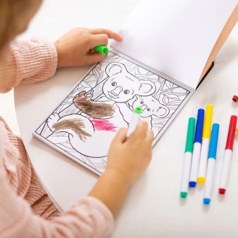 Magiczna kolorowanka Dzikie zwierzęta Magiczna kolorowanka Dzikie zwierzęta