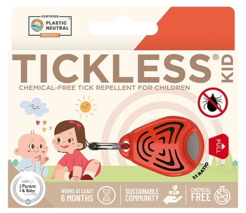 Odstraszacz kleszczy dla dzeci Tickless Orange