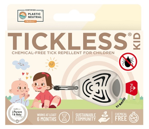 Odstraszacz kleszczy dla dzieci Tickless Beige
