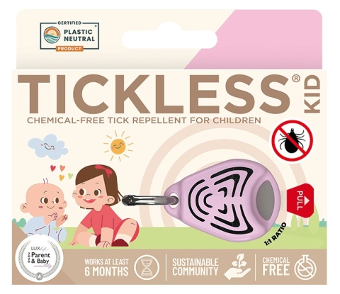 Odstraszacz kleszczy dla dzieci Tickless Pink