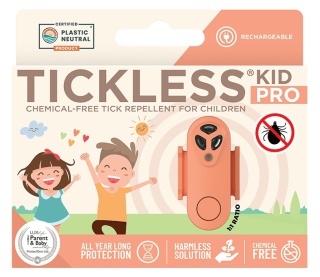 Odstraszacz kleszczy dla dzieci - kolor brzoskwiniowy - Tickless