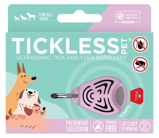 Odstraszacz kleszczy dla psów i kotów - kolor różowy - Tickless
