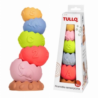 Pastelowa piramidka sensoryczna