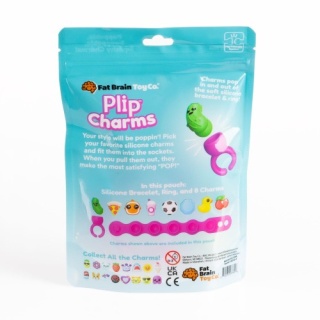 Biżuteria bransoletka, pierścionek Plip Charms - Zestaw Różowy