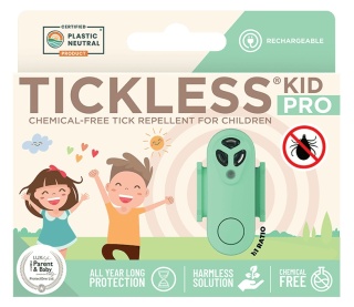 Odstraszacz kleszczy dla dzieci - kolor miętowy - Tickless
