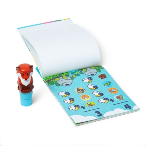 Sticker wow - książeczka i stempelki z naklejkami - lisek Sticker wow - książeczka i stempelki z naklejkami - lisek