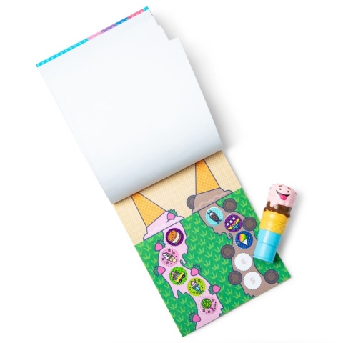 sticker wow - stempelki z naklejkami - lody sticker wow - stempelki z naklejkami - lody