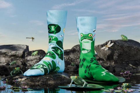 Skarpetki Froggy Frog - rozmiar 35-38 - Many Mornings Skarpetki Froggy Frog - rozmiar 35-38 - Many Mornings