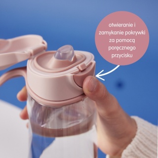 Sportowa butelka tritanowa 600 ml - kolor Midnight - B.box