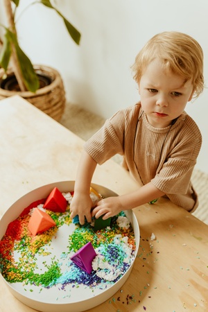 Taca sensoryczna - kolor zielony - Jellystone
