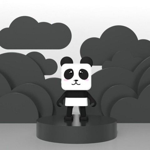 Tańczący głośnik Bluetooth - Panda