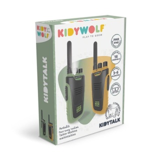 Walkie talkie - zielono-pomarańczowe - Kidywolf