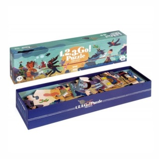 Londji Puzzle dla dzieci 1, 2, 3 Start!