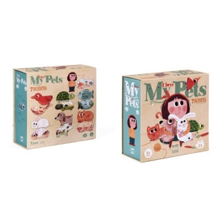 Puzzle dla dzieci Londji Kocham Moje Zwierzątka