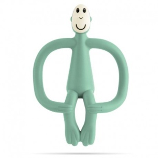 Miętowy gryzak masujący ze szczoteczką Matchstick Monkey