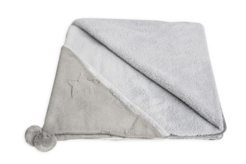 SLEEPEE Misiowy Kocyk First Touch Grey