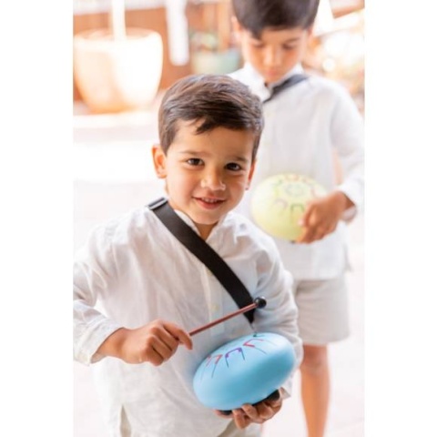 Bębenek językowy Tambu Baby - 8 tonowy - Żółty Mellow Yellow - 15 cm