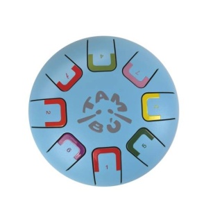 Bębenek językowy Tambu Baby - 8 tonowy - Niebieski Sky Kite - 15 cm