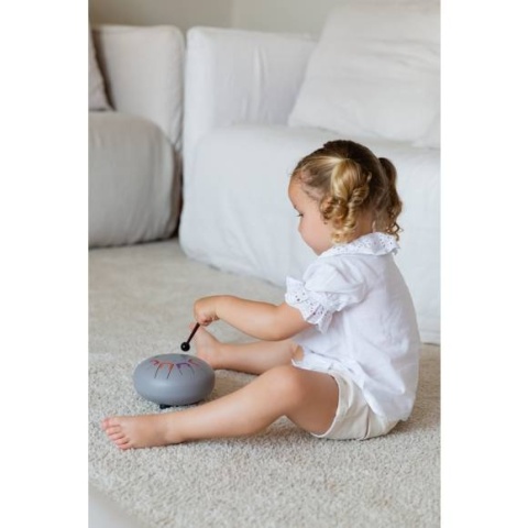 Bębenek językowy Tambu Baby - 8 tonowy - Szary Smoky Loky - 15 cm